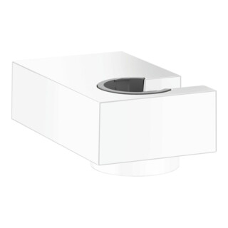 hansgrohe Support de douche Porter E fixe, métal, blanc mat