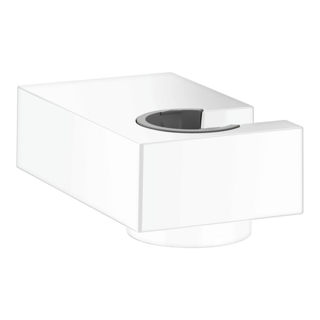 hansgrohe Support de douche Porter E fixe, métal, blanc mat