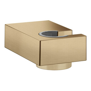 hansgrohe Support de douche Porter E fixe, métal, bronze brossé