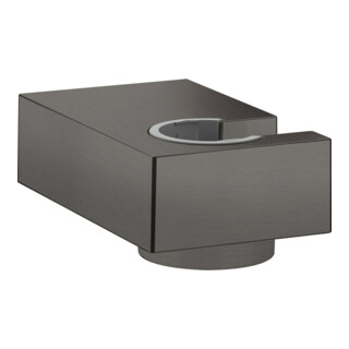 hansgrohe Support de douche Porter E fixe, métal brossé bleu chrome