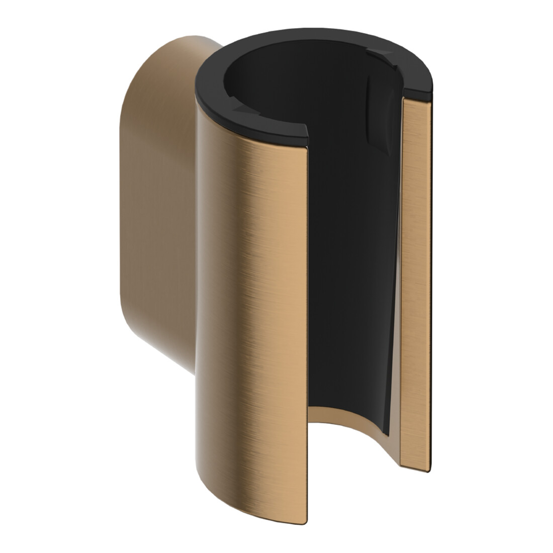 hansgrohe Support de douche Porter Fine fixe, métal, bronze brossé
