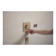 hansgrohe Support de douche Porter Fine fixe, métal, bronze brossé