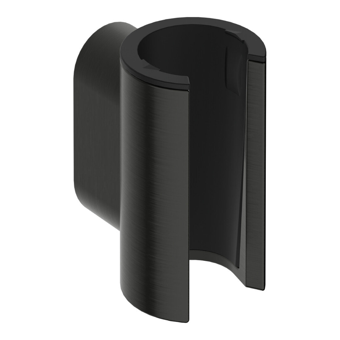 hansgrohe Support de douche Porter Fine fixe, métal, brossé bleu chrome