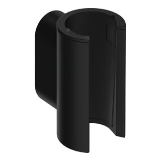hansgrohe Support de douche Porter Fine fixe, métal, noir mat