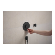 hansgrohe Support de douche Porter Fine fixe, métal, noir mat-5