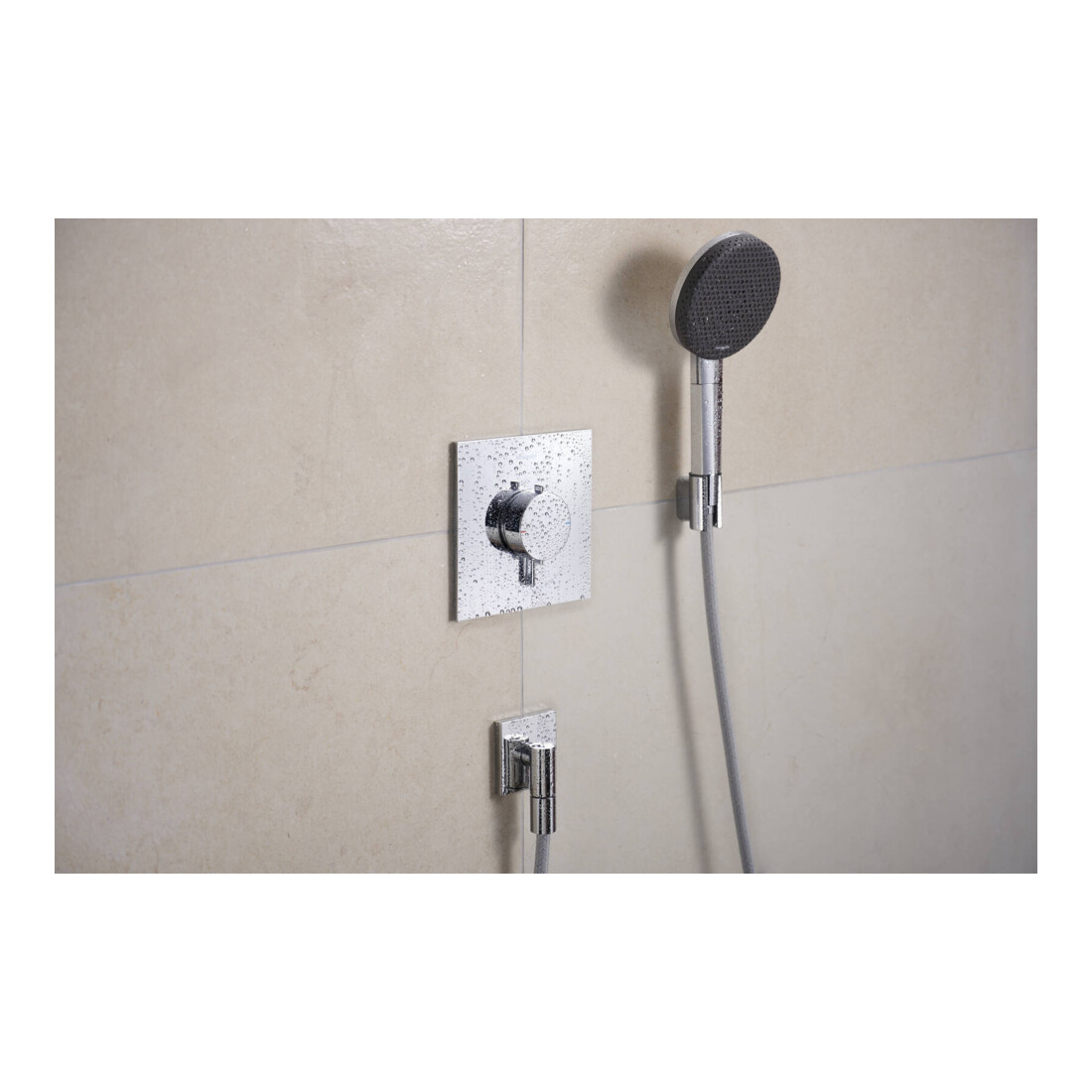 hansgrohe Support de douche Porter Fine position fixe, métal, chrome