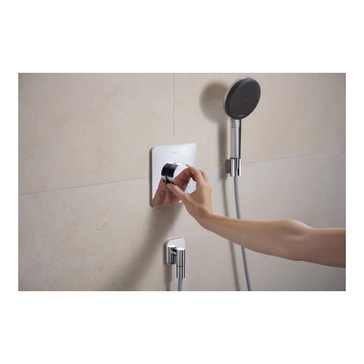 hansgrohe Support de douche Porter Fine position fixe, métal, chrome