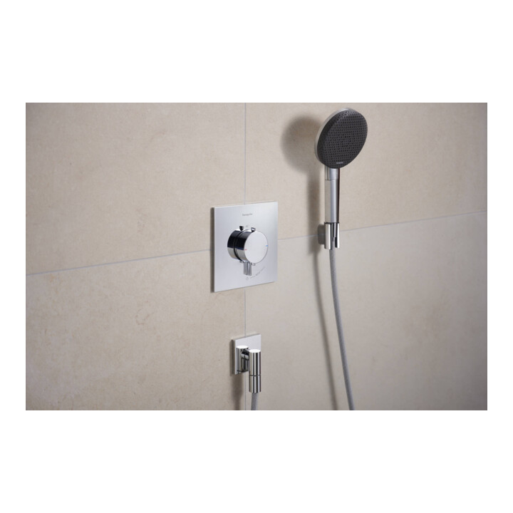 hansgrohe Support de douche Porter Fine position fixe, métal, chrome