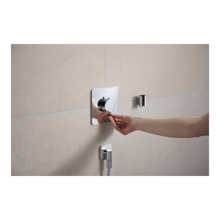 hansgrohe Support de douche Porter Fine position fixe, métal, chrome