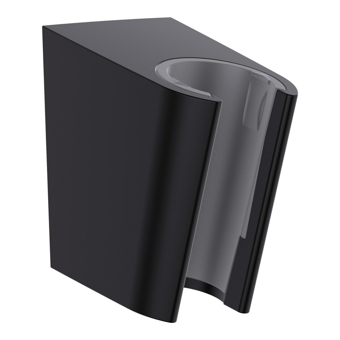 hansgrohe Support de douche Porter S fixe, en plastique, noir mat