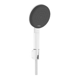 hansgrohe Support Raindance Al. Se S Eco Pomme de douche 125 mm, 3 jets, blanc mat