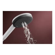 hansgrohe Support Raindance Al. Se S Eco Pomme de douche 125 mm, 3 jets, blanc mat-4
