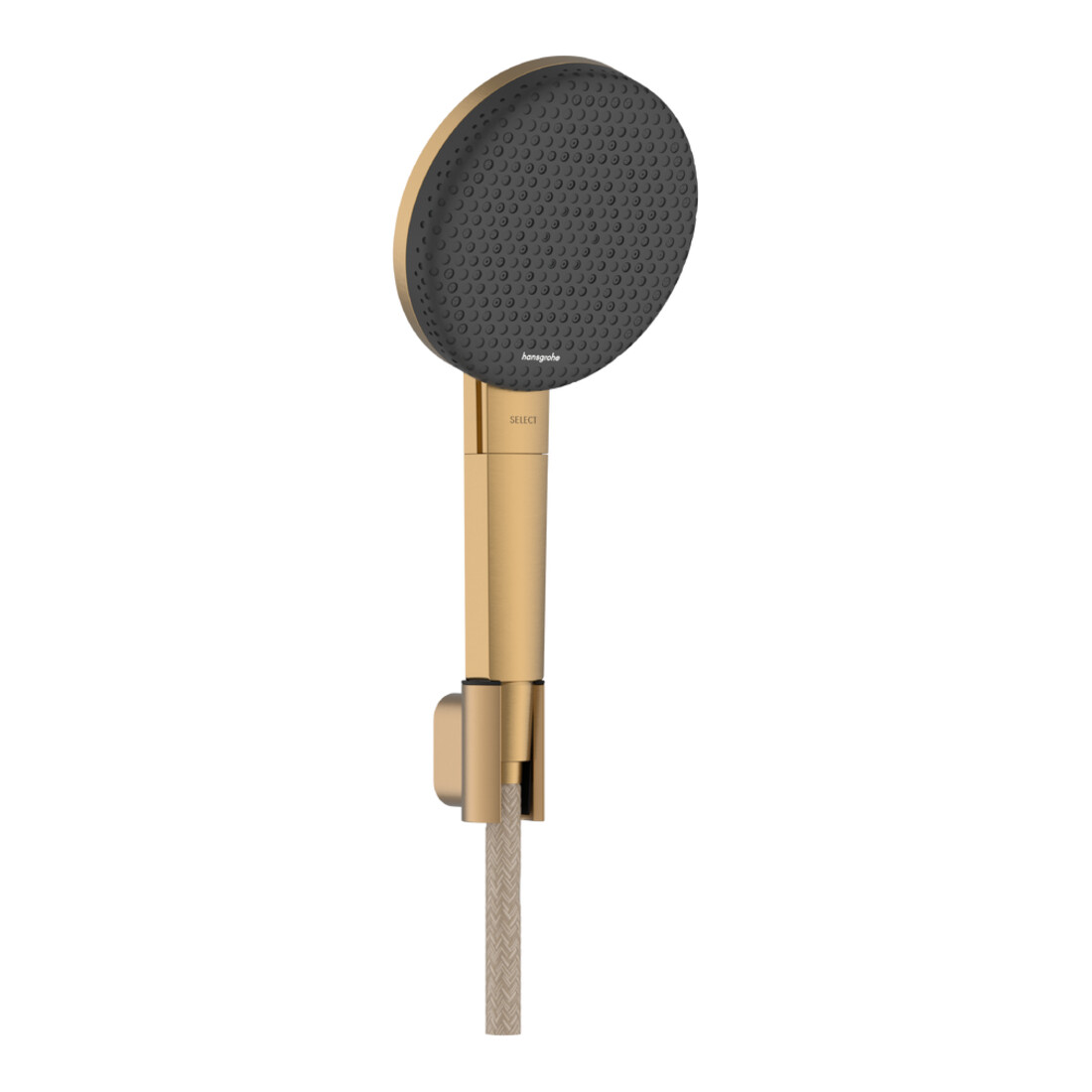 hansgrohe Support Raindance Al. Se S Eco Tête de douche 125 mm, 3 jets, bronze brossé
