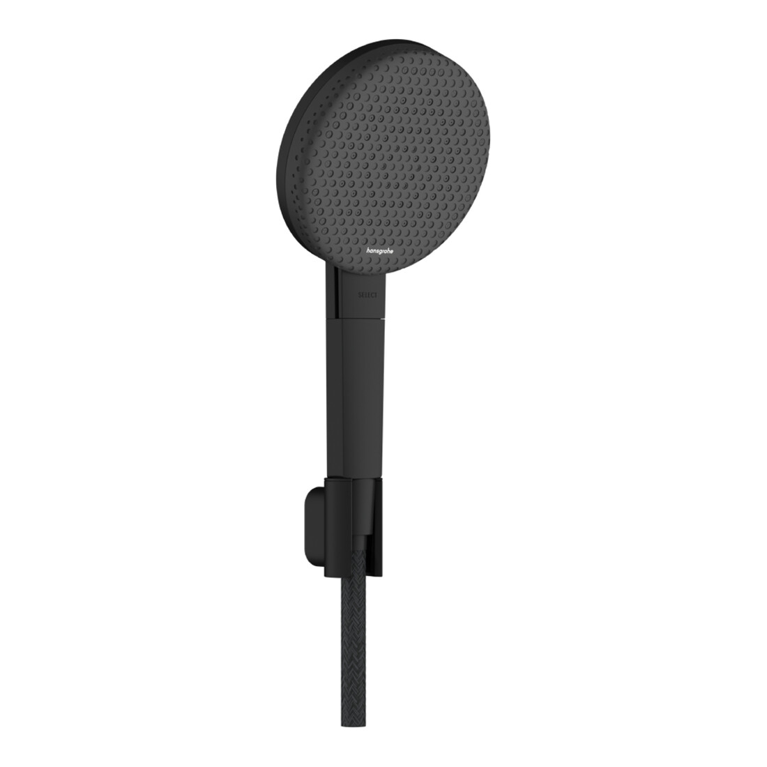 hansgrohe Support Raindance Al. Se S Eco Tête de douche 125 mm, 3 jets, noir mat