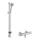 hansgrohe Système de douche Croma 100 Multi 958 mm Barre de douche, avec thermostat, chrome-1