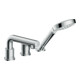 hansgrohe Talis S Mitigeur bain 3 trous bord de baignoire, saillie 200 mm, chrome-1