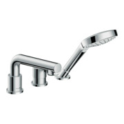 hansgrohe Talis S Mitigeur bain 3 trous bord de baignoire, saillie 200 mm, chrome