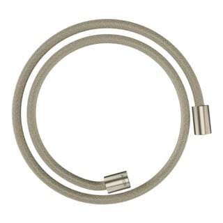 hansgrohe Textilbrauseschlauch 1250mm, Mut. beids. zyl, brushed nickel