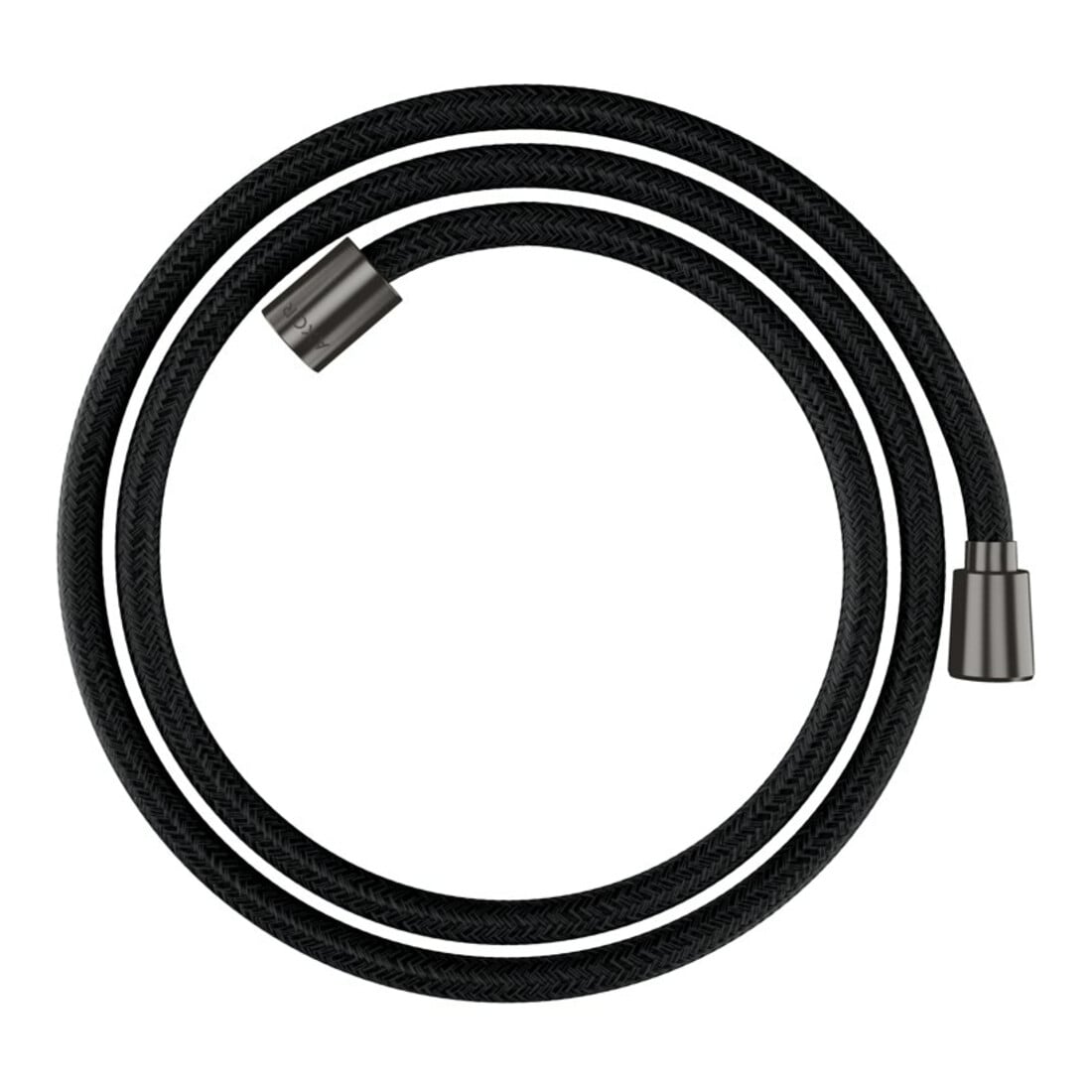 hansgrohe Textilbrauseschlauch 1600mm, Mut. 1x kon, 1x zyl, b bla vc