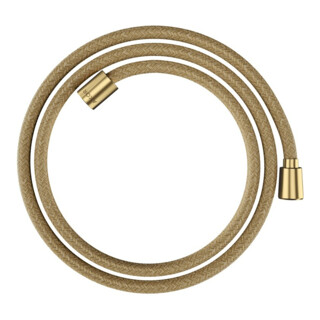 hansgrohe Textilbrauseschlauch 1600mm, Mut. 1x kon, 1x zyl, b gol opt