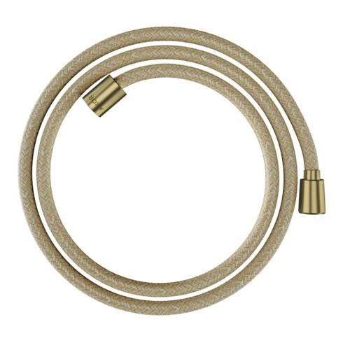 hansgrohe Textilbrauseschlauch 1600mm, Mut. 1x kon., 1x zyl, brush. br