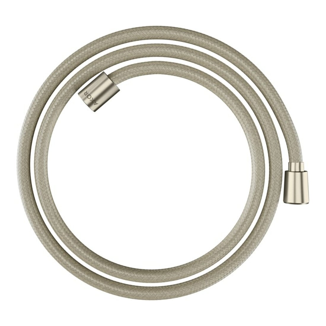 hansgrohe Textilbrauseschlauch 1600mm, Mut. 1x kon., 1x zyl, brush. ni.