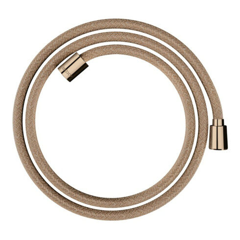 hansgrohe Textilbrauseschlauch 1600mm, Mut. 1x kon., 1x zyl, pol. r gol