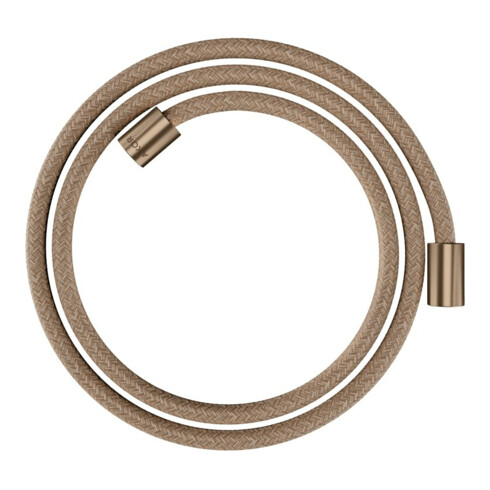 hansgrohe Textilbrauseschlauch 1600mm, Mut. beids. zyl, brush. red gold