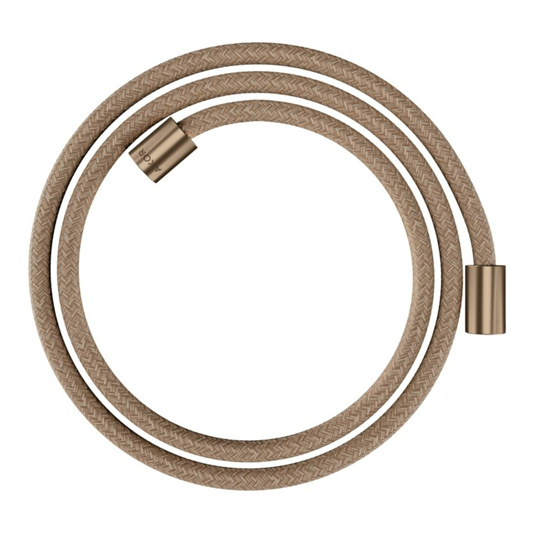 hansgrohe Textilbrauseschlauch 1600mm, Mut. beids. zyl, brush. red gold