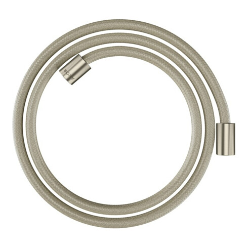 hansgrohe Textilbrauseschlauch 1600mm, Mut. beids. zyl, brushed nickel