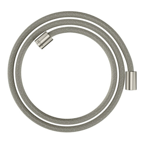 hansgrohe Textilbrauseschlauch 1600mm, Mut. beids. zyl, Edelstahl-Optik