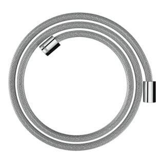 hansgrohe Textilbrauseschlauch 1600mm, Mut. beids. zylindrisch, chrom