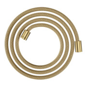 hansgrohe Textilbrauseschlauch 2000, Mut. beids. zyl, brush. gold optic