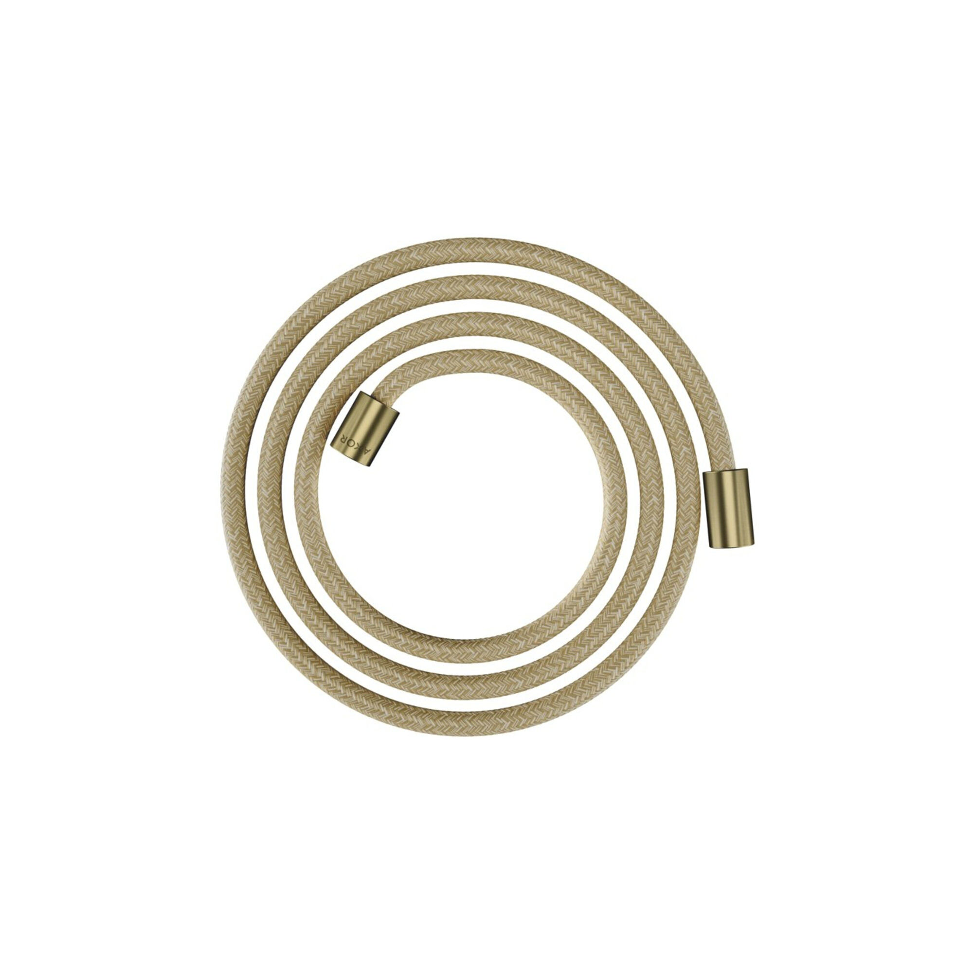 hansgrohe Textilbrauseschlauch 2000, Mut. beids. zyl, brushed brass