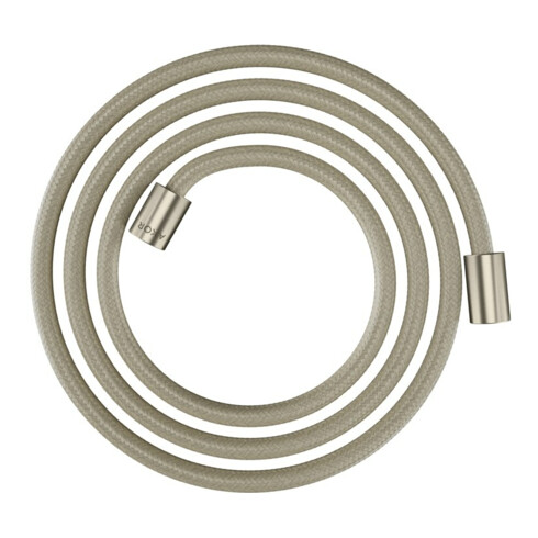 hansgrohe Textilbrauseschlauch 2000, Mut. beids. zyl, brushed nickel