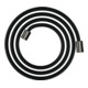 hansgrohe Textilbrauseschlauch 2000, Mut. beids. zyl, pol. black chrome-1