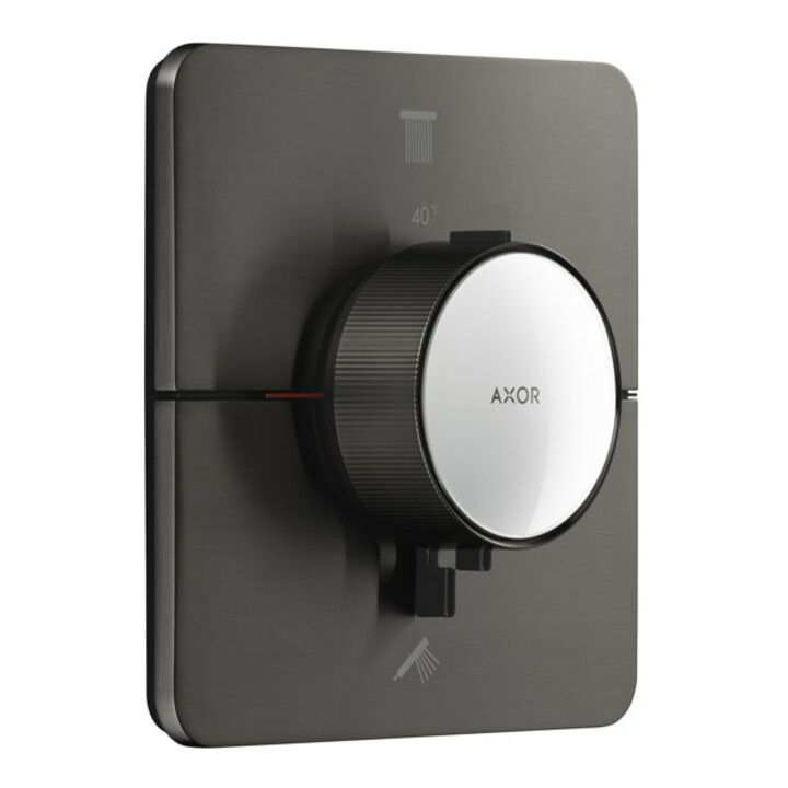 hansgrohe Thermostat Axor ShowerSelect ID encastré, 2 sorties, softsqua, bleu brossé vc