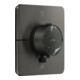 hansgrohe Thermostat Axor ShowerSelect ID encastré, 2 sorties, softsqua, bleu brossé vc