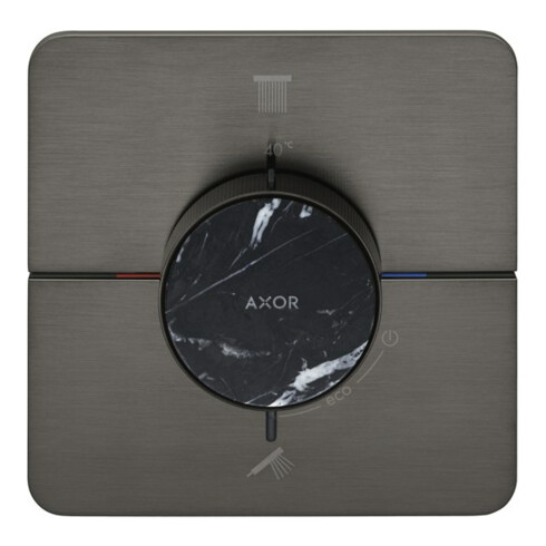 hansgrohe Thermostat Axor ShowerSelect ID encastré, 2 sorties, softsqua, bleu brossé vc
