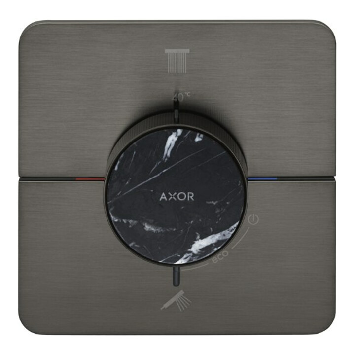 hansgrohe Thermostat Axor ShowerSelect ID encastré, 2 sorties, softsqua, bleu brossé vc