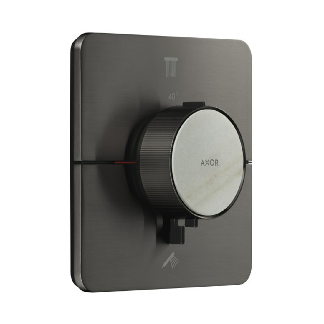 hansgrohe Thermostat Axor ShowerSelect ID encastré, 2 sorties, softsqua, bleu brossé vc