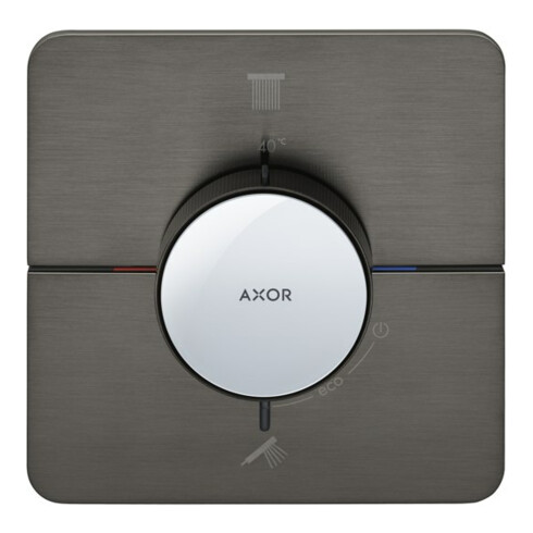 hansgrohe Thermostat Axor ShowerSelect ID encastré, 2 sorties, softsqua, bleu brossé vc