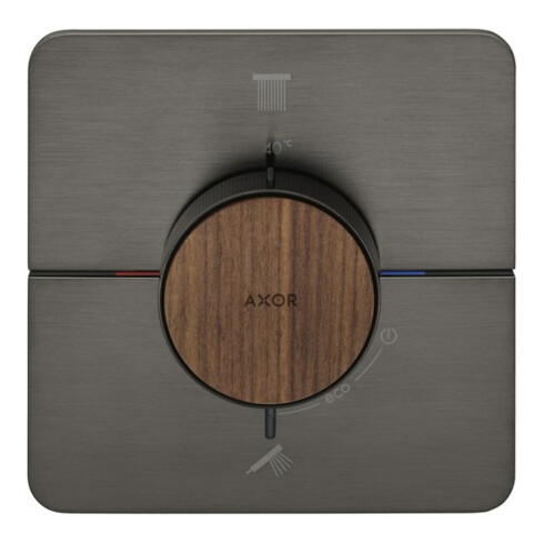 hansgrohe Thermostat Axor ShowerSelect ID encastré, 2 sorties, softsqua, bleu brossé vc