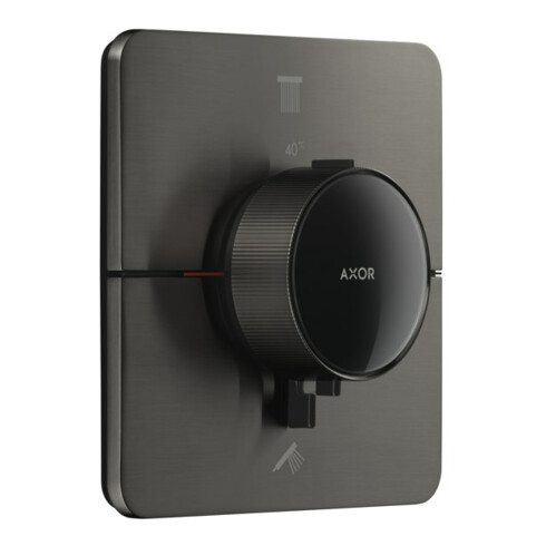 hansgrohe Thermostat Axor ShowerSelect ID encastré, 2 sorties, softsqua, bleu brossé vc