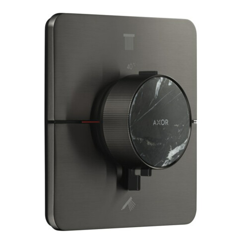 hansgrohe Thermostat Axor ShowerSelect ID encastré, 2 sorties, softsqua, bleu brossé vc