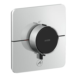 hansgrohe Thermostat Axor ShowerSelect ID HF encastré, 1 sortie, sortie supplémentaire, softsqua, chrome