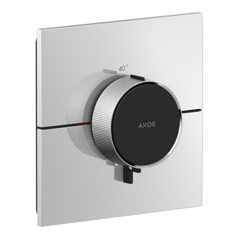 hansgrohe Thermostat Axor ShowerSelect ID HF Unterputz, eckig, Brushed Black Chrome