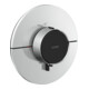 hansgrohe Thermostat Axor ShowerSelect ID HF Unterputz, rund, Brushed Nickel-1