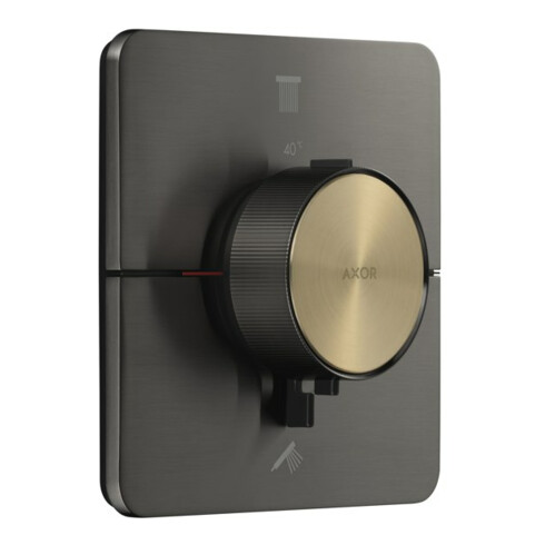 hansgrohe Thermostat Axor ShowerSelect ID UP, f 2 Verbr., softsqua, brush. bla vc