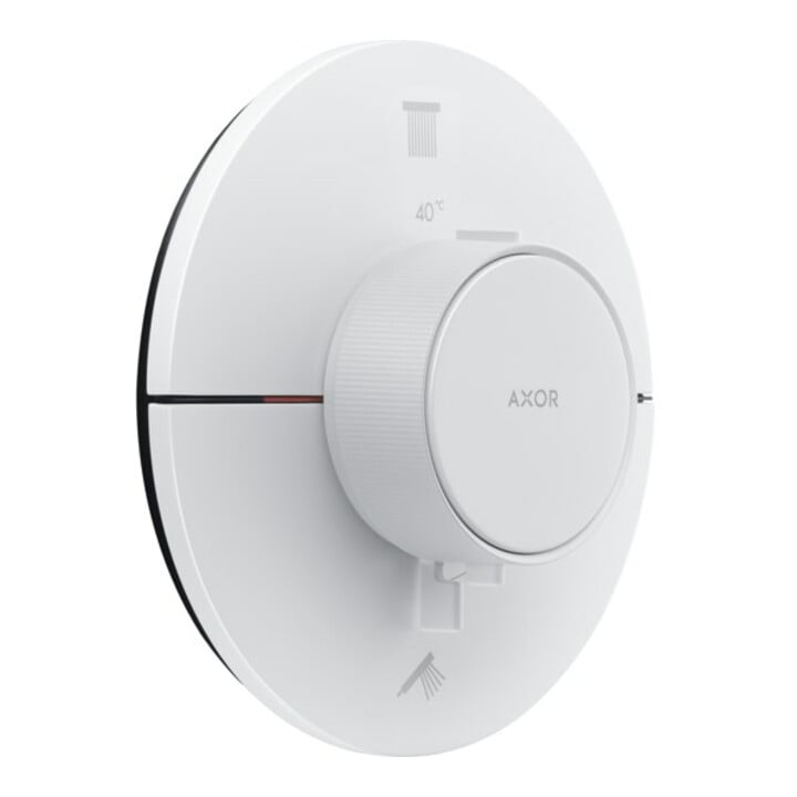 hansgrohe Thermostat Axor ShowerSelect ID UP, für 2 Verbraucher, rund, Mattweiß